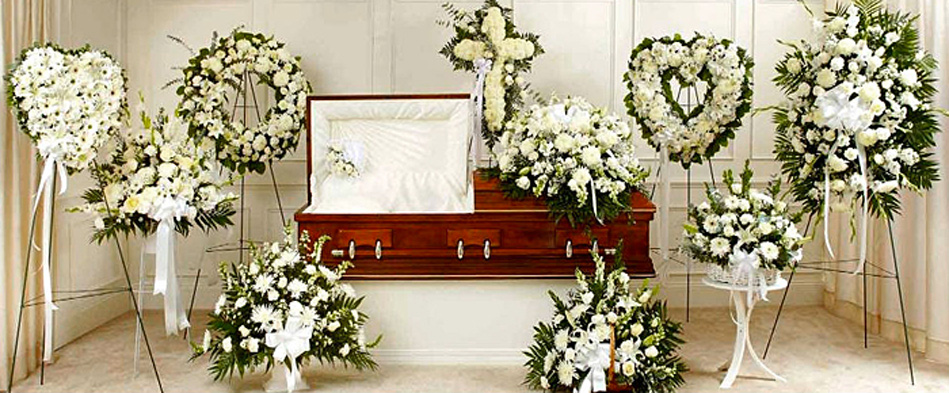 We have exclusive assortment of White Sympathy Funeral Flowers